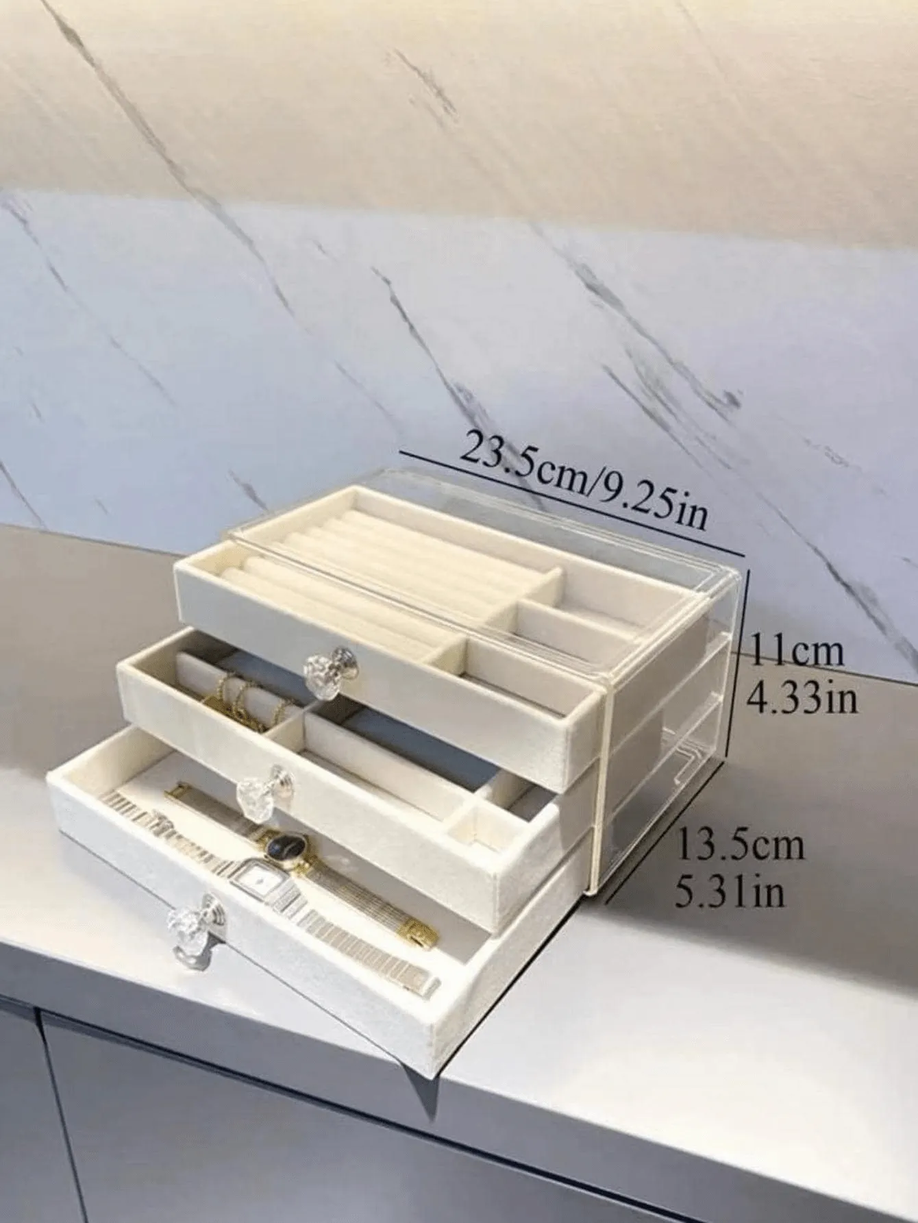 1pc Multi-layer Jewelry Storage Box