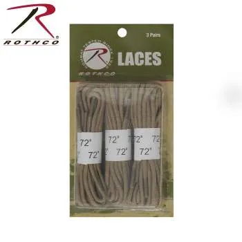 72" Boot Laces - 3 Pack