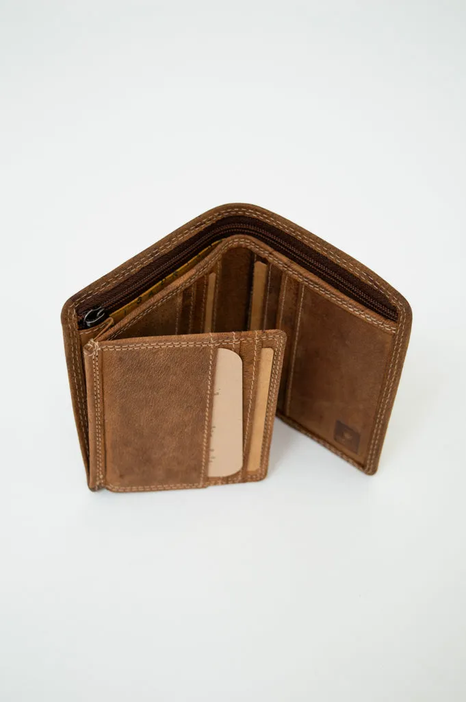 Adrian Klis 288 Bill Fold, Buffalo Leather