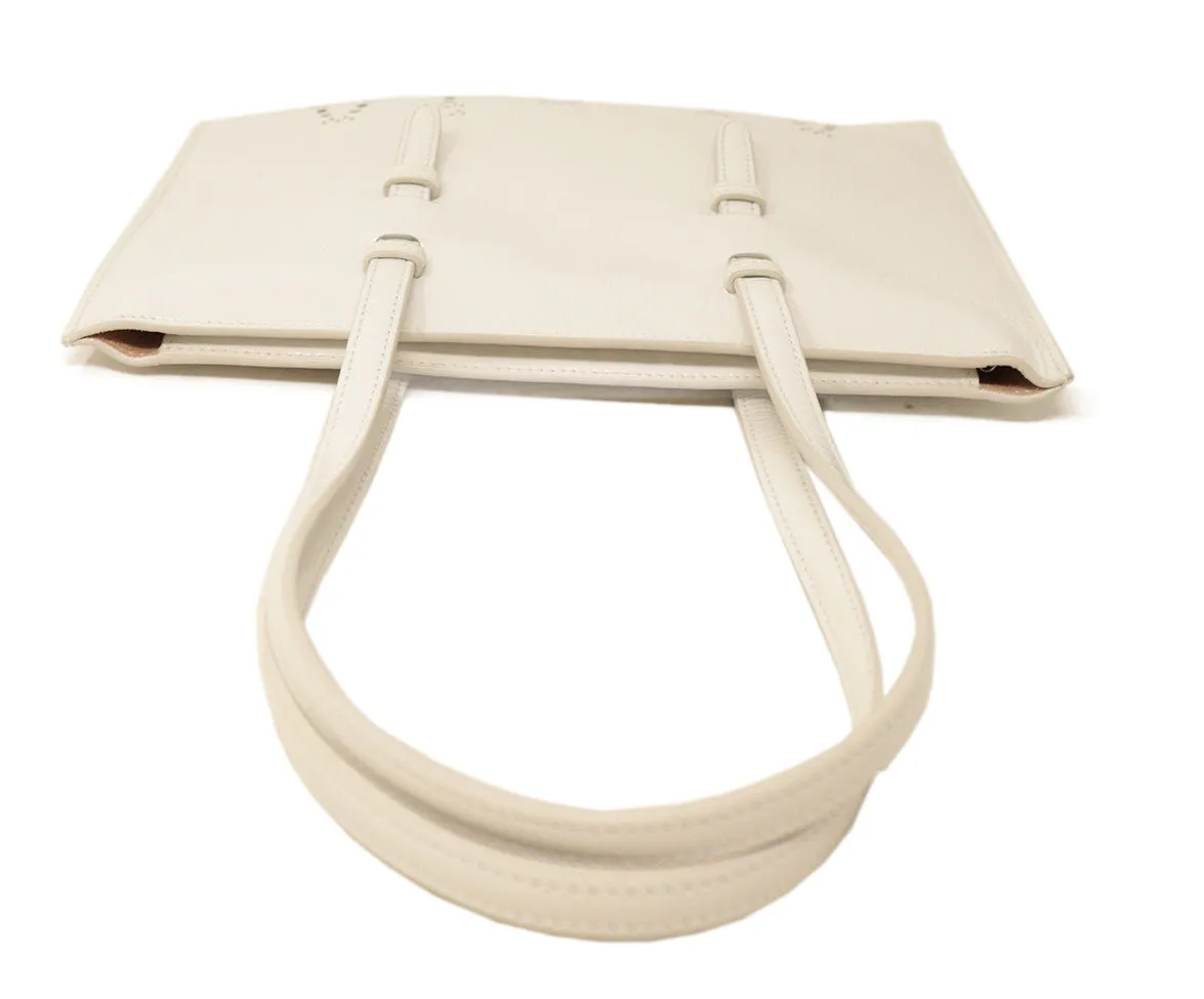 Alaia White Cutout Patent Leather Handbag