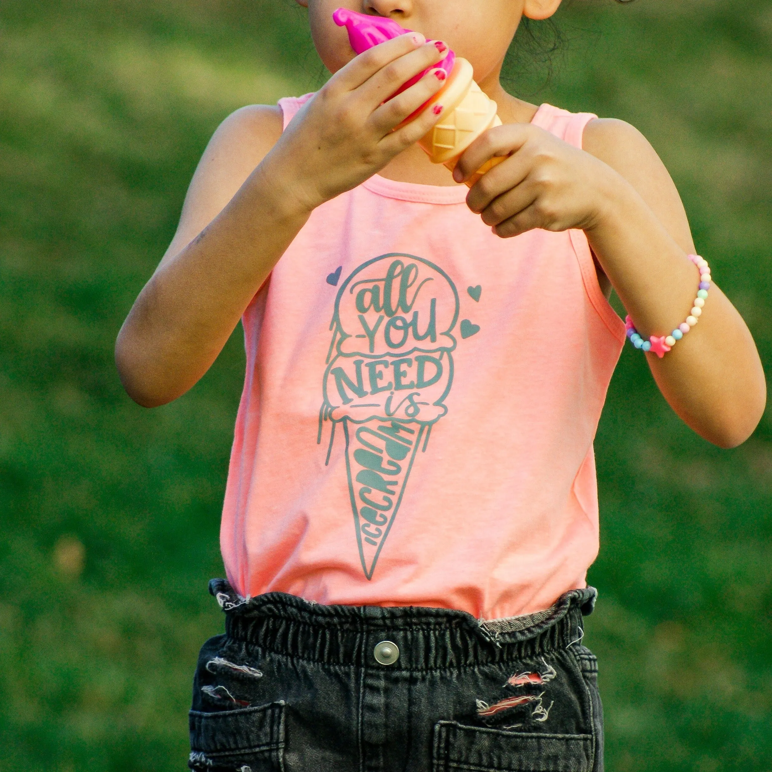 All you need is ice cream FLAMINGO Tank Top