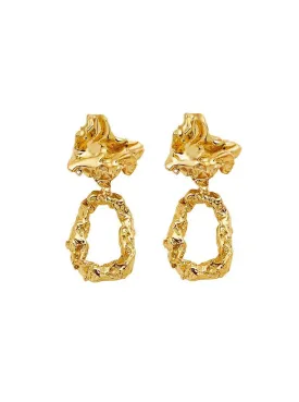 Amber Sceats Danton Earrings in Gold