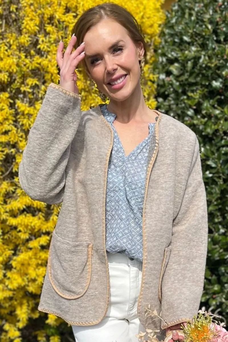 Anne 3927 | Beige | Cardigan fra Marta du Chateau