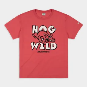 Arkansas Hog Wild Retro Vintage Heavyweight Tee