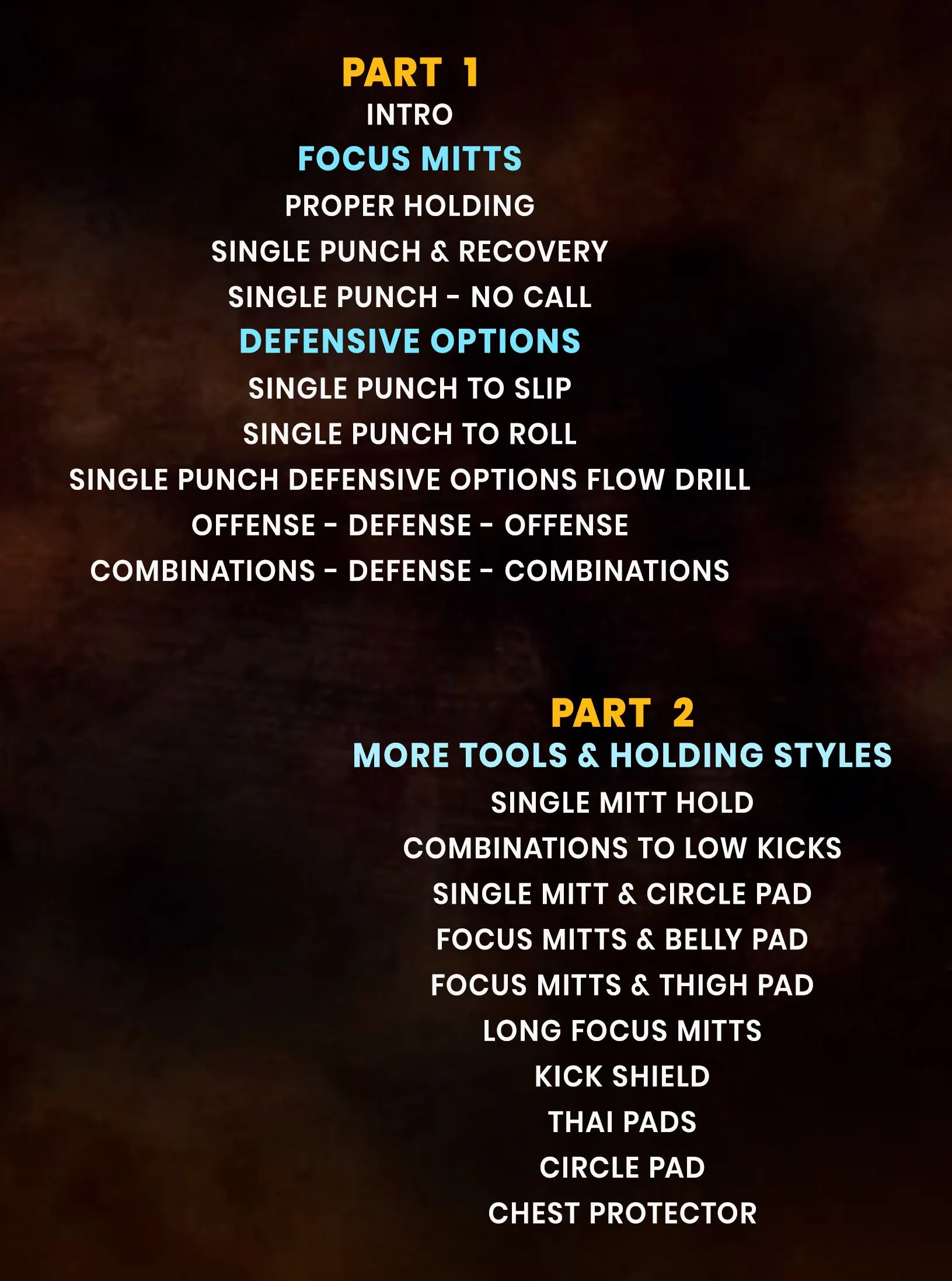 Art of Striking Tools of the Trade by Charles Martinez