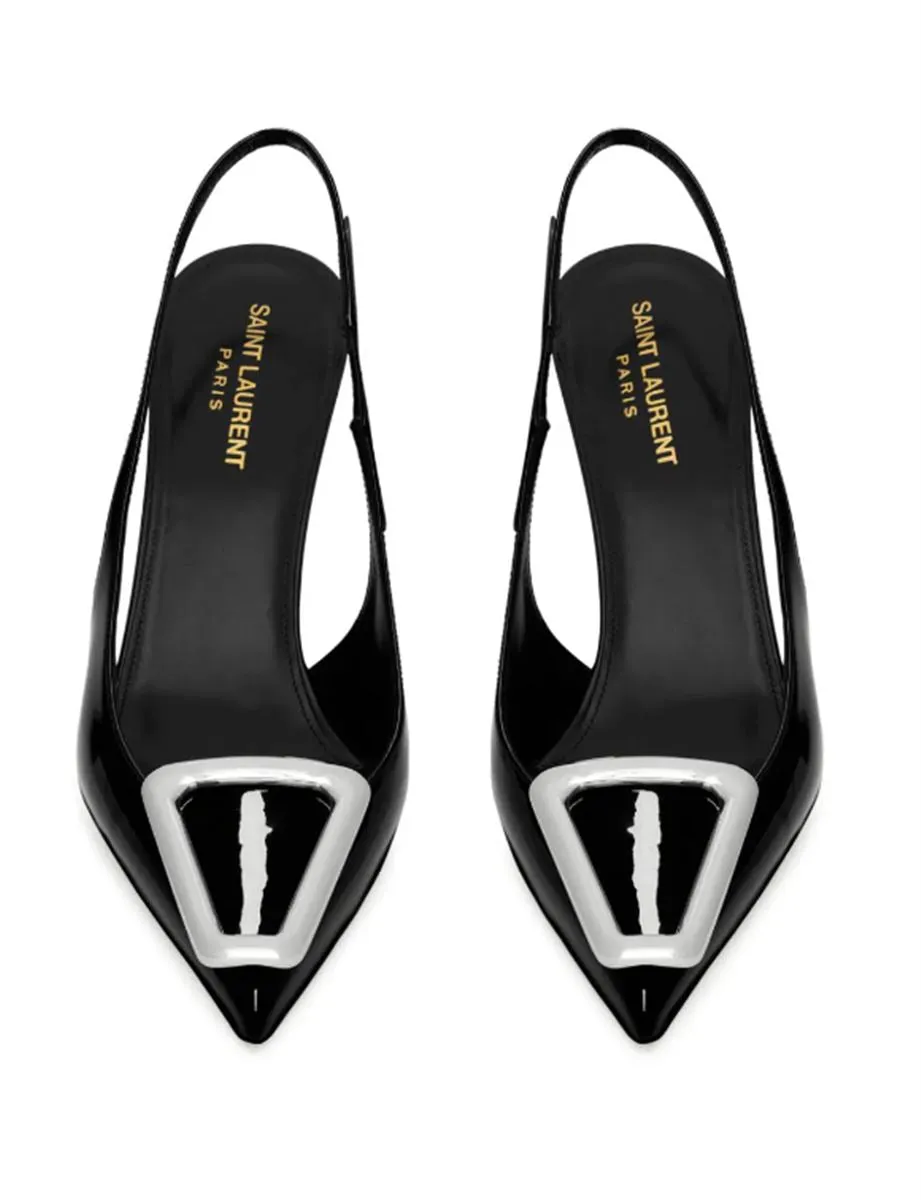 AVENUE 95MM PATENT-FINISH PUMPS