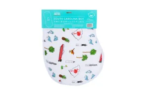 Baby Burp Cloth & Bib Combo: South Carolina Boy