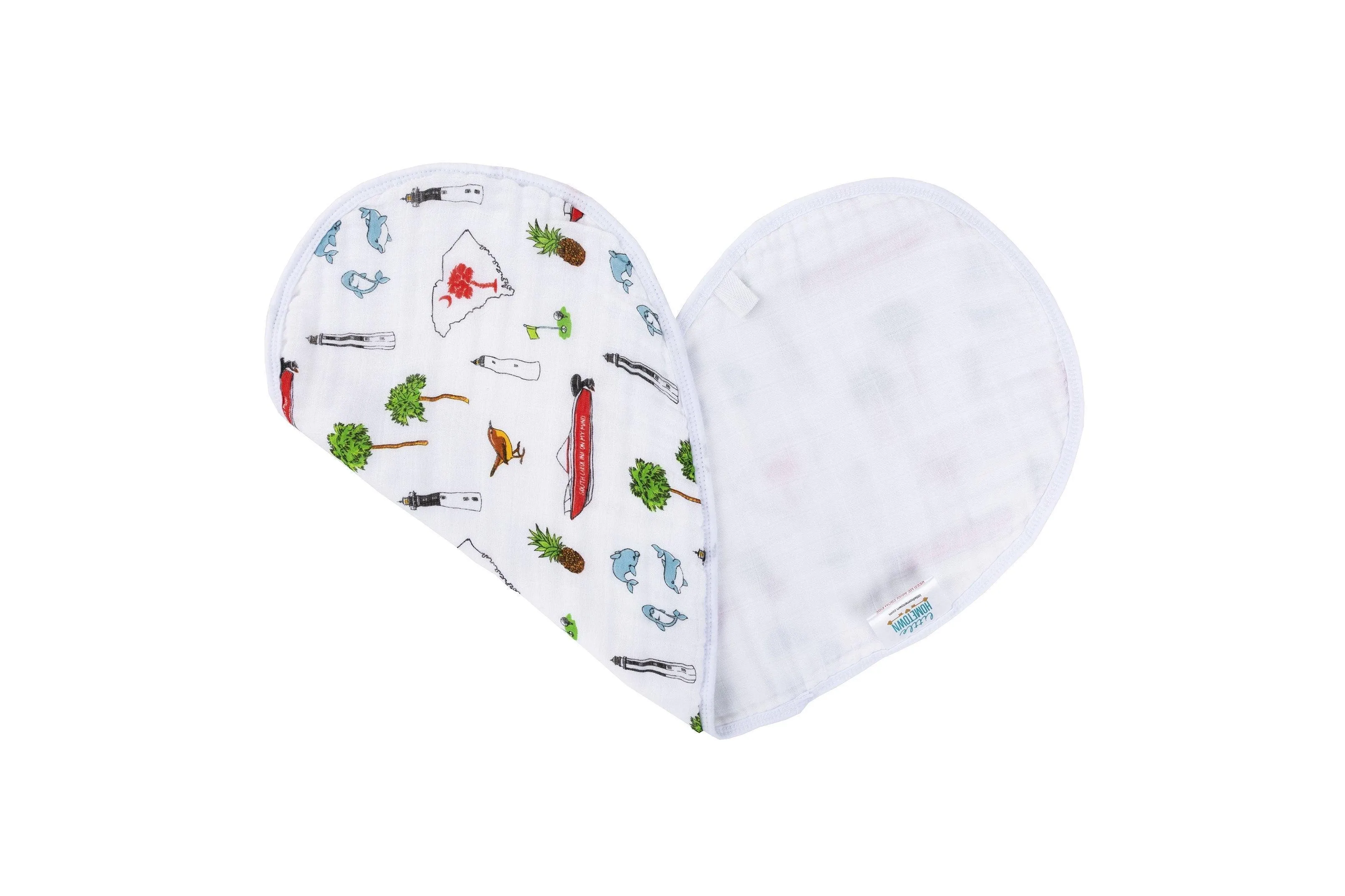 Baby Burp Cloth & Bib Combo: South Carolina Boy