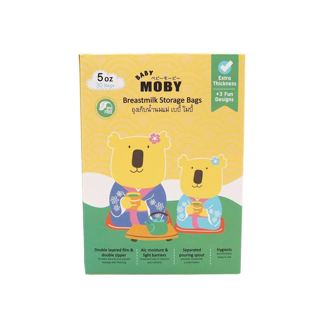 Baby Moby Breastmilk Storage Bags Japan Collection