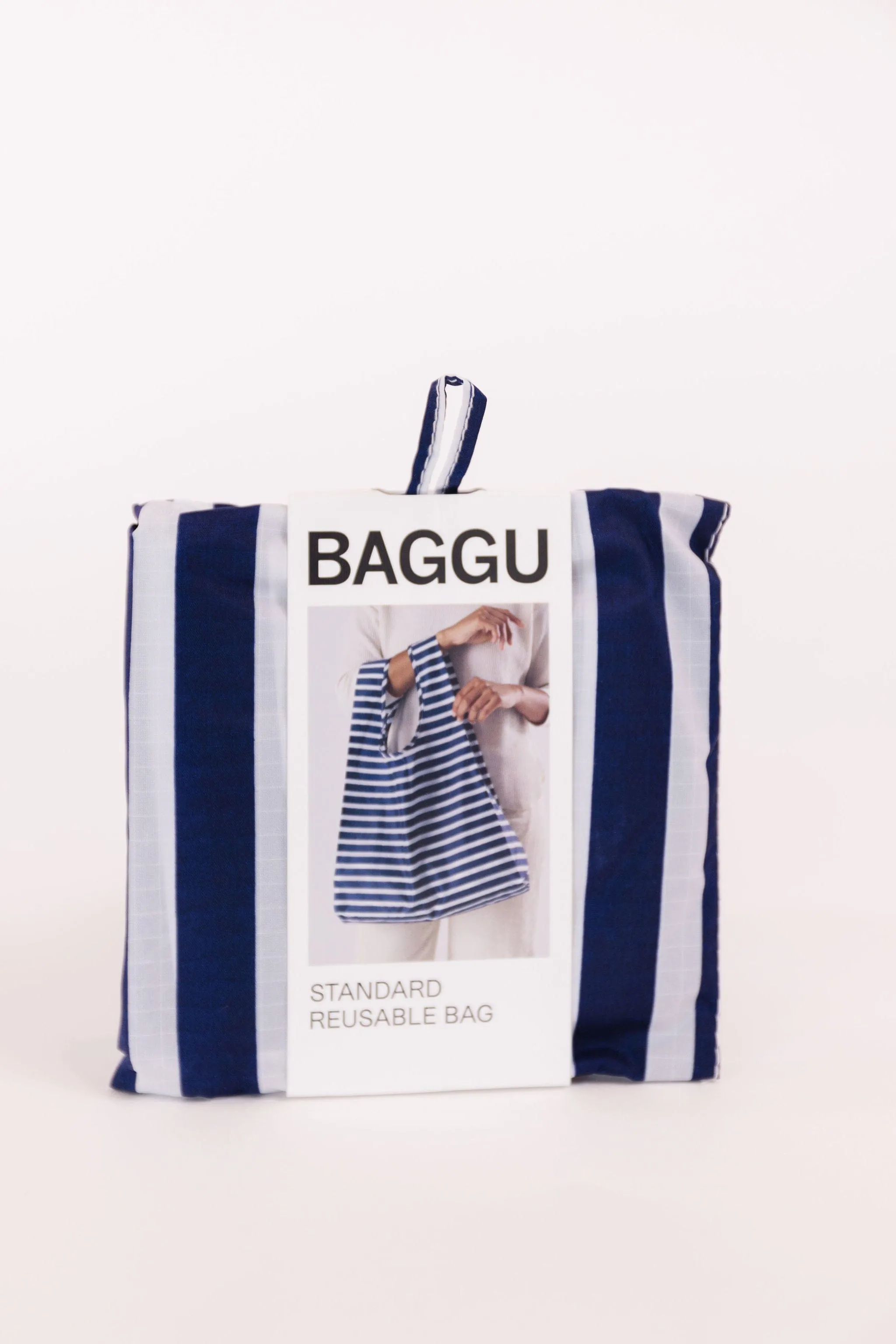 Baggu Standard Navy Stripe