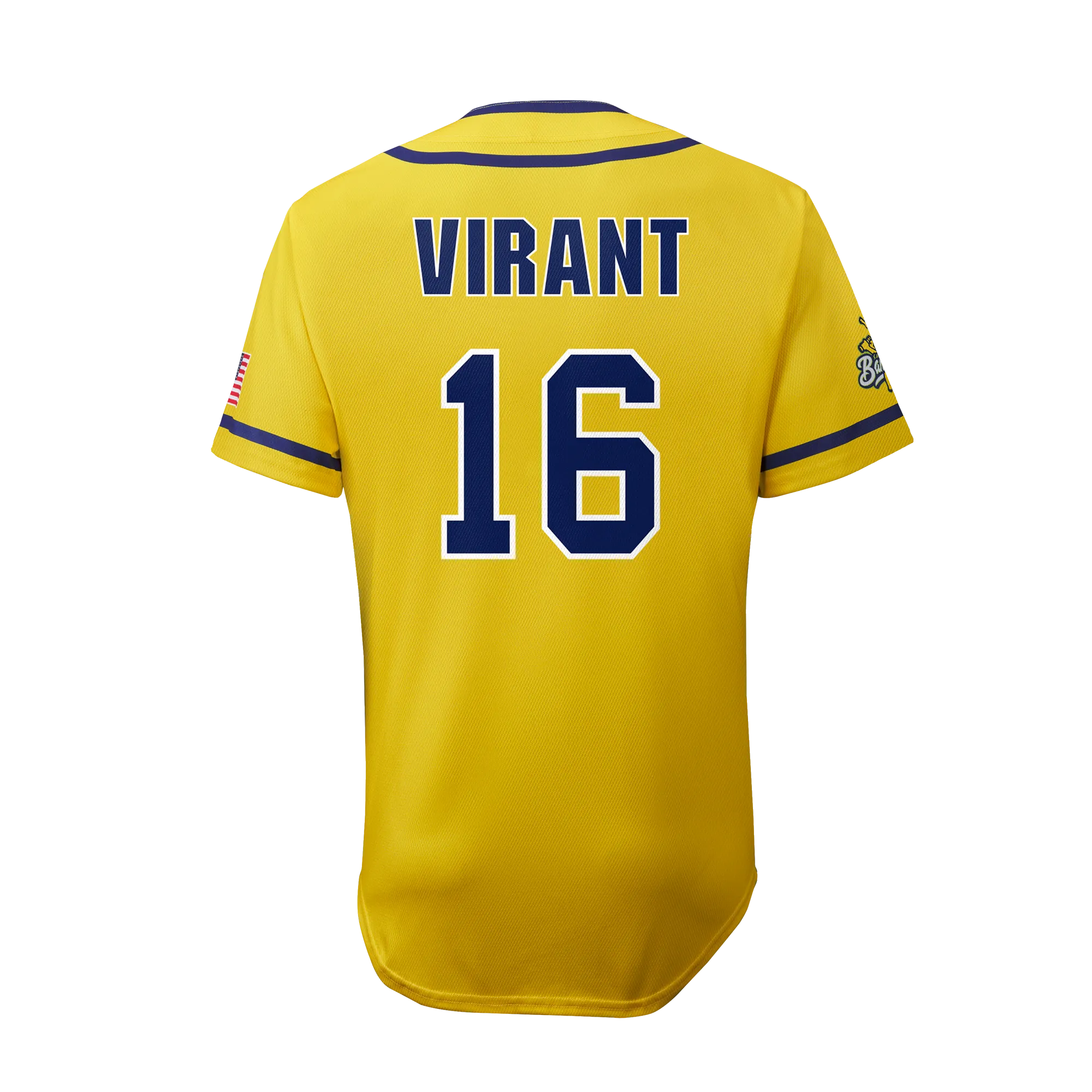 Bananas Adam Virant #16 EvoShield Jersey - Yellow