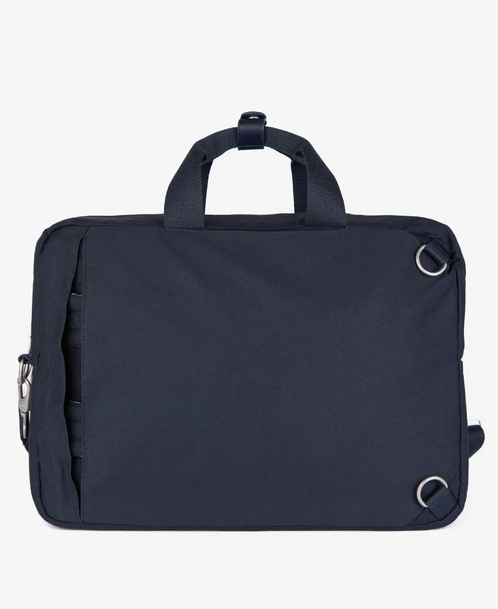 Barbour Cascade Three-Way Laptop Bag Navy UBA0664 NY91