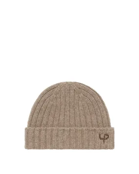 Beige Beanie Hat