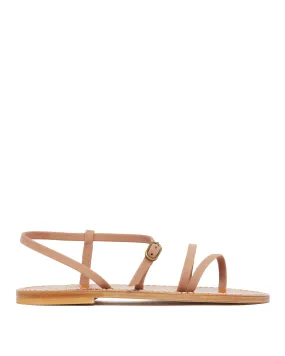 Beige Erka Flat Sandals