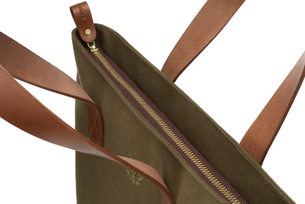 Bennett Winch Olive Canvas Tote