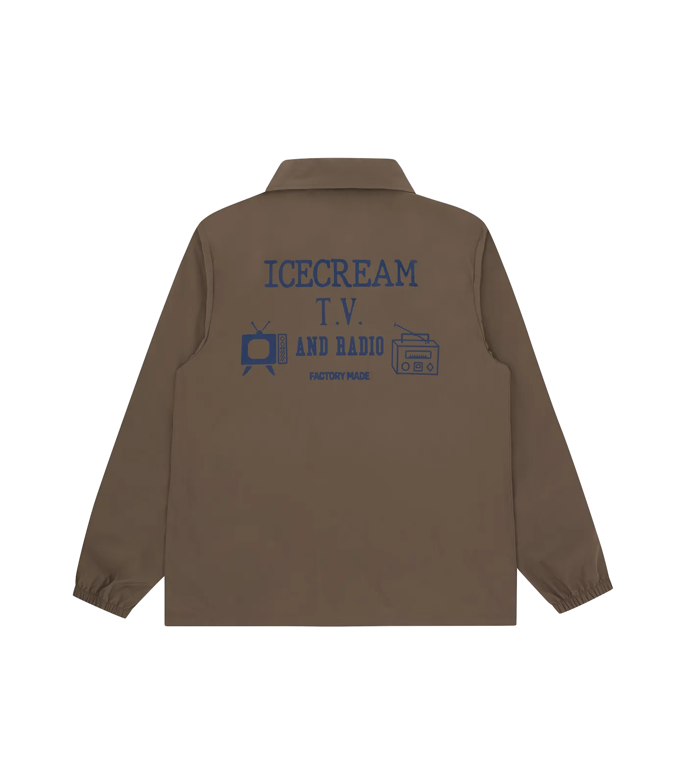 BROADCAST COACH JACKET - BROWN