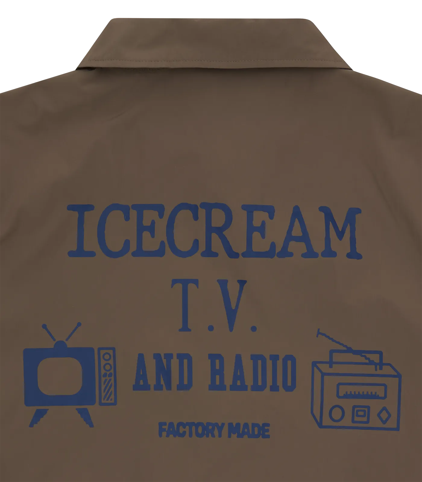 BROADCAST COACH JACKET - BROWN