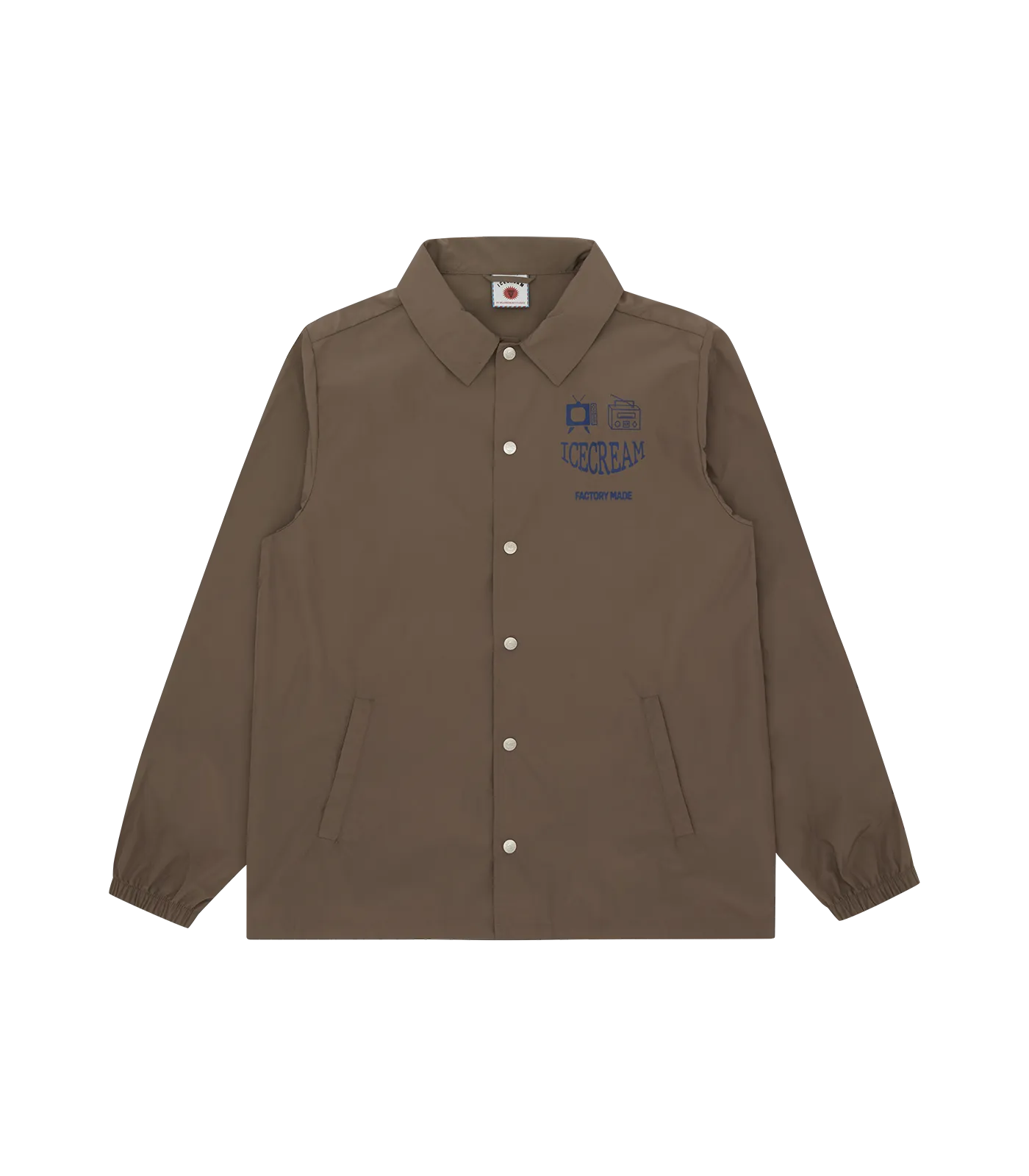 BROADCAST COACH JACKET - BROWN