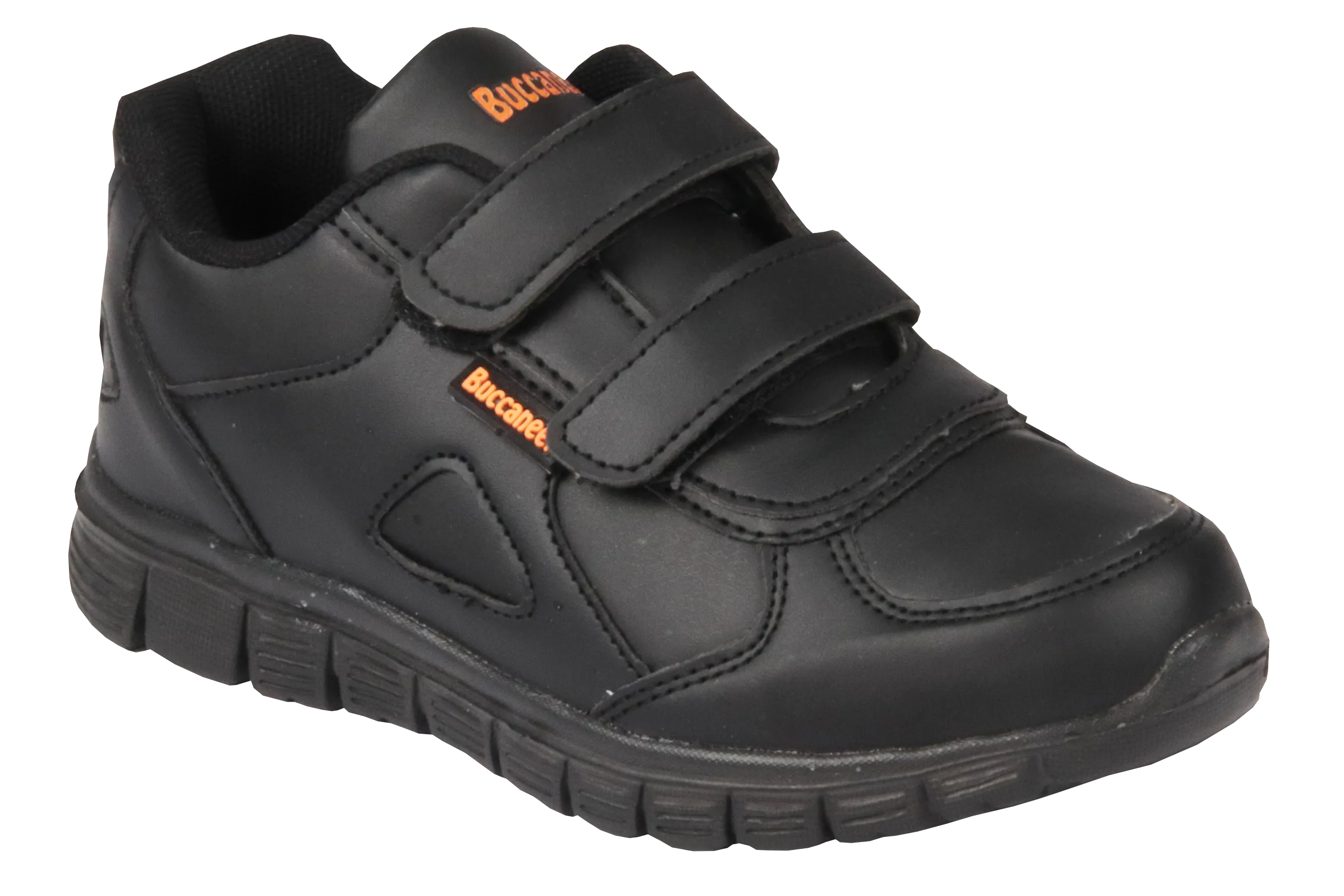 Buccaneer Velcro Takkies - Black