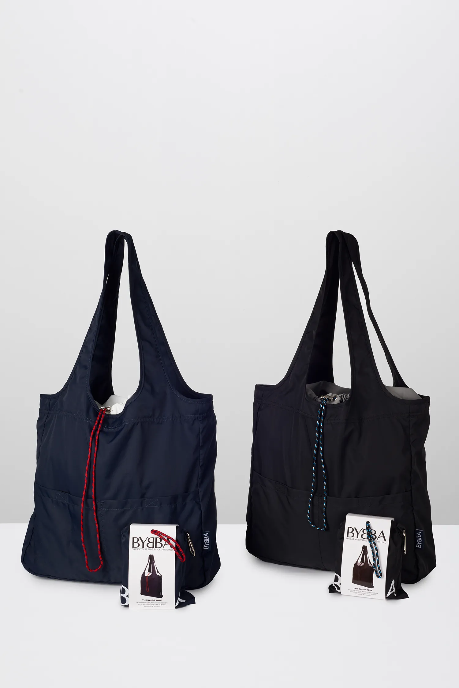 BYBBA THE BALOS FOLDAWAY BAG // NAUTICAL NAVY