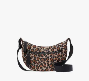 Camden Sling Bag gesteppt mit Leopardenmuster