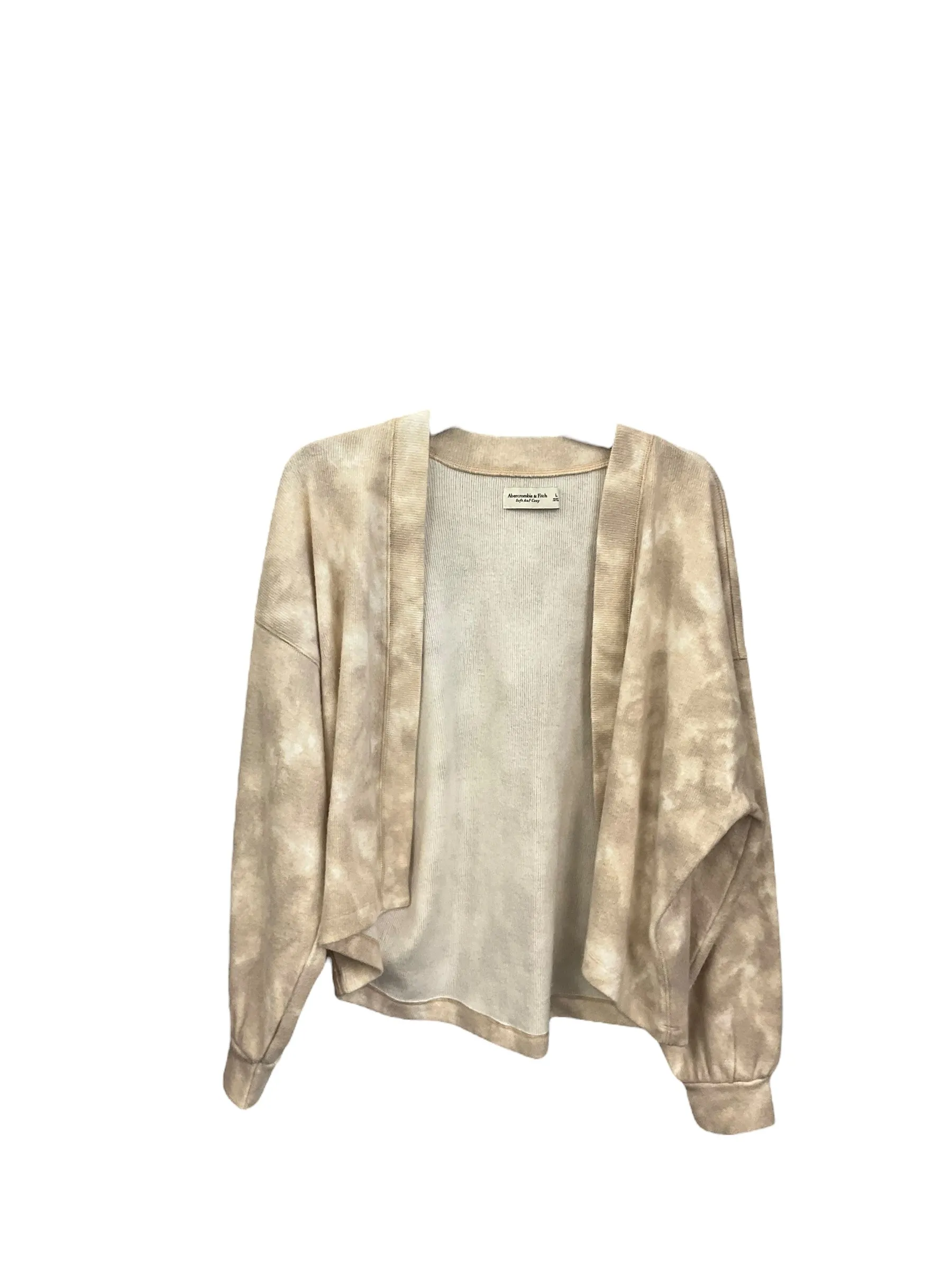 Cardigan By Abercrombie And Fitch In Beige, Size: L