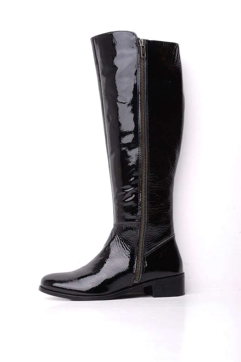 Carvela Kurt Geiger Paris Patent Leather Boots