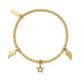 ChloBo Cosmic Connection Everyday Seeker Yellow Gold Plated Bracelet