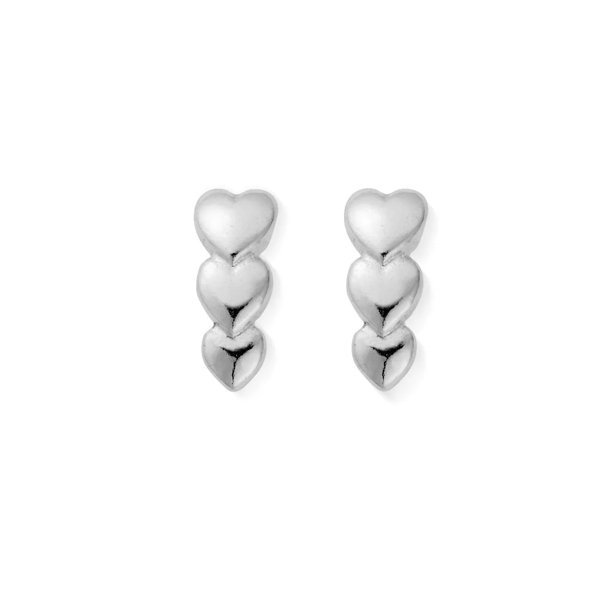 ChloBo Cosmic Connection Life Lover Silver Stud Earrings