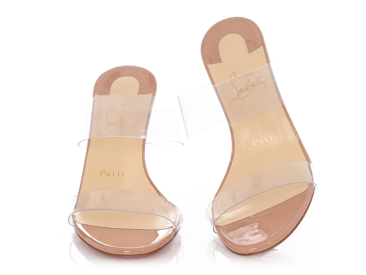 Christian Louboutin Just Nothing Beige Sandals