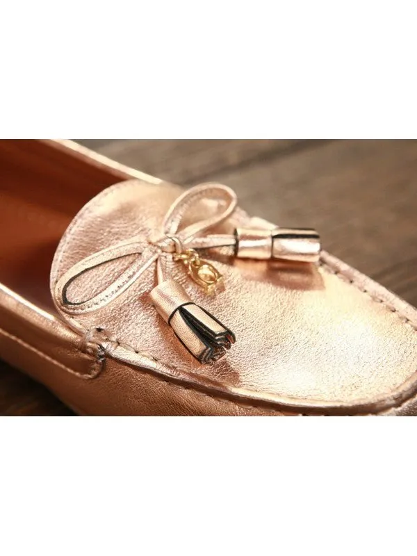 Coach Women's Coh Metalic Loafer Rosegold G2694