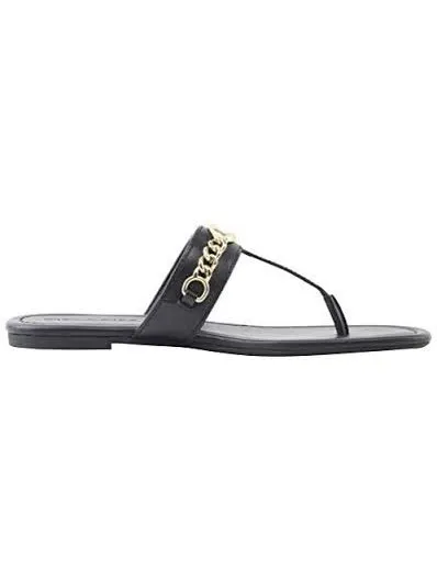 Coach Women's Jaclyn Leather Sandal Black FG3443