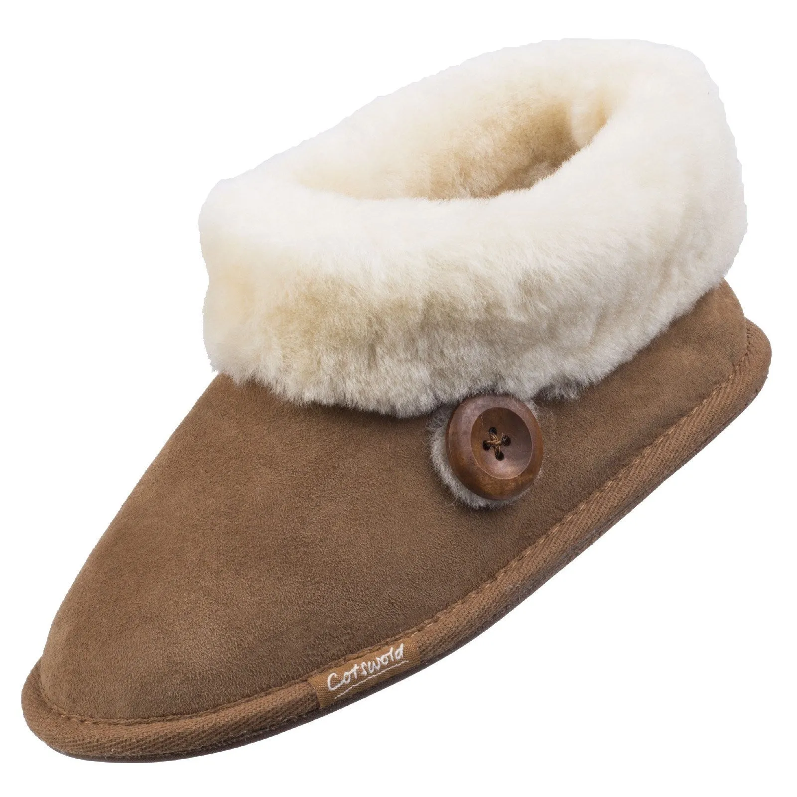 Cotswold Wotton Sheepskin Slippers