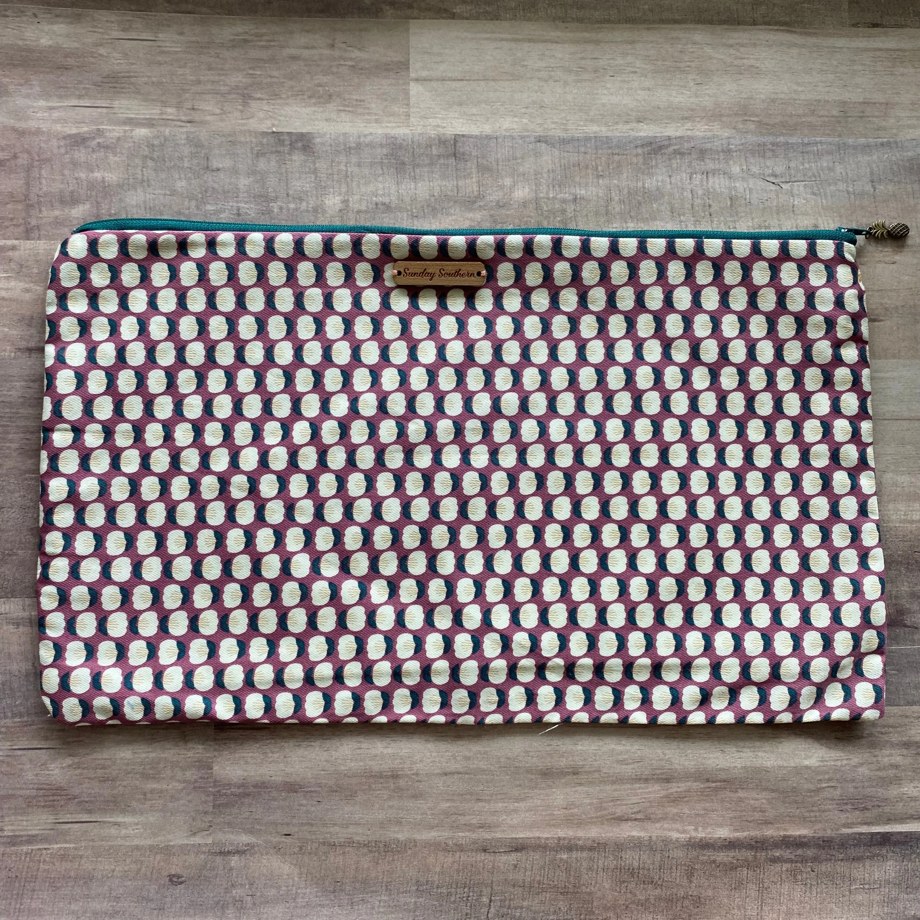 Cotton Harvest XL Zipper Bag