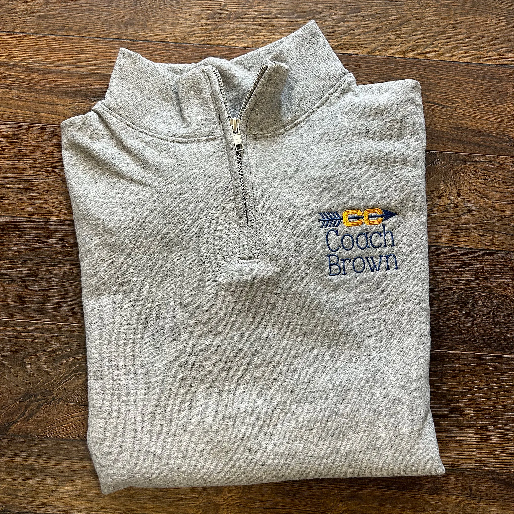 Cross Country Personalized Coach Quarter Zip Sweatshirt