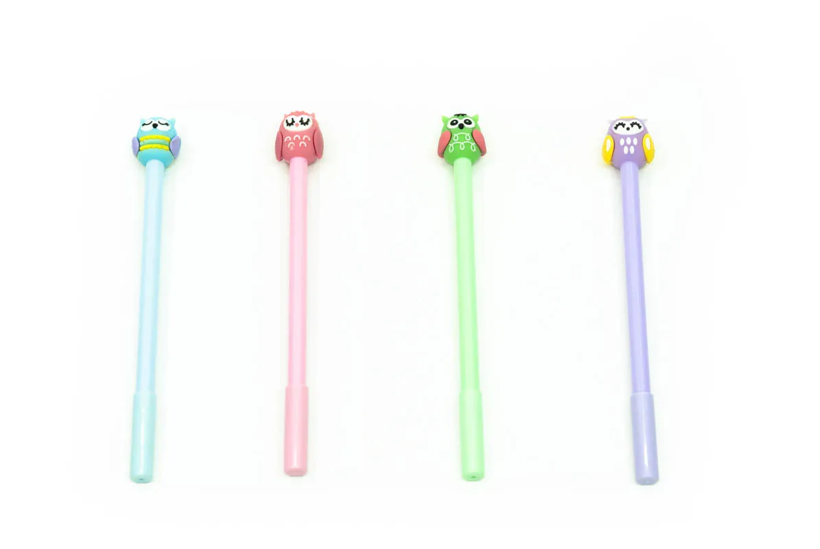 Cute Owl Design Gel Ink Pen