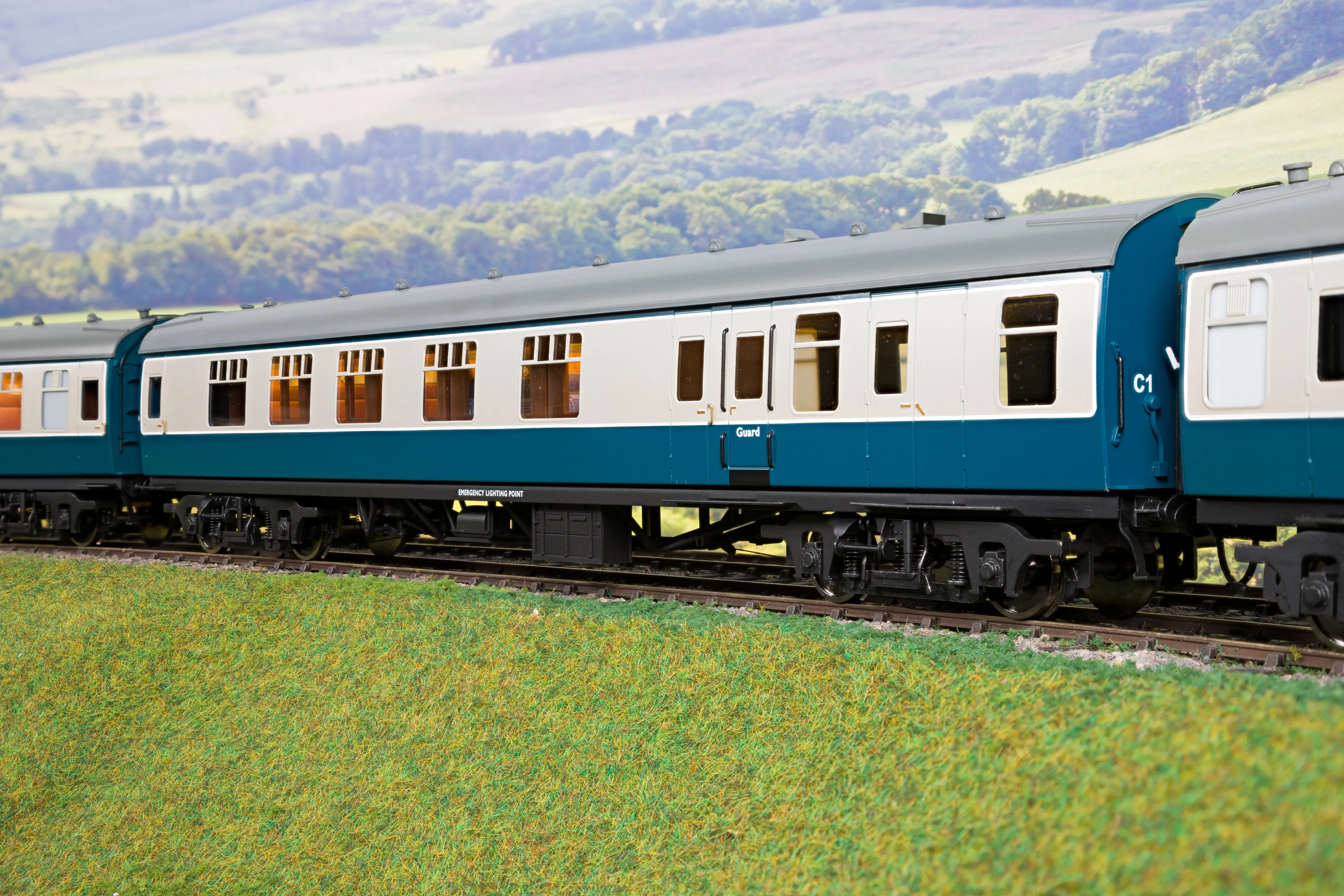 Darstaed D21-4-04 Finescale O Gauge BR Mk1 BCK (Brake Composite), Blue & Grey