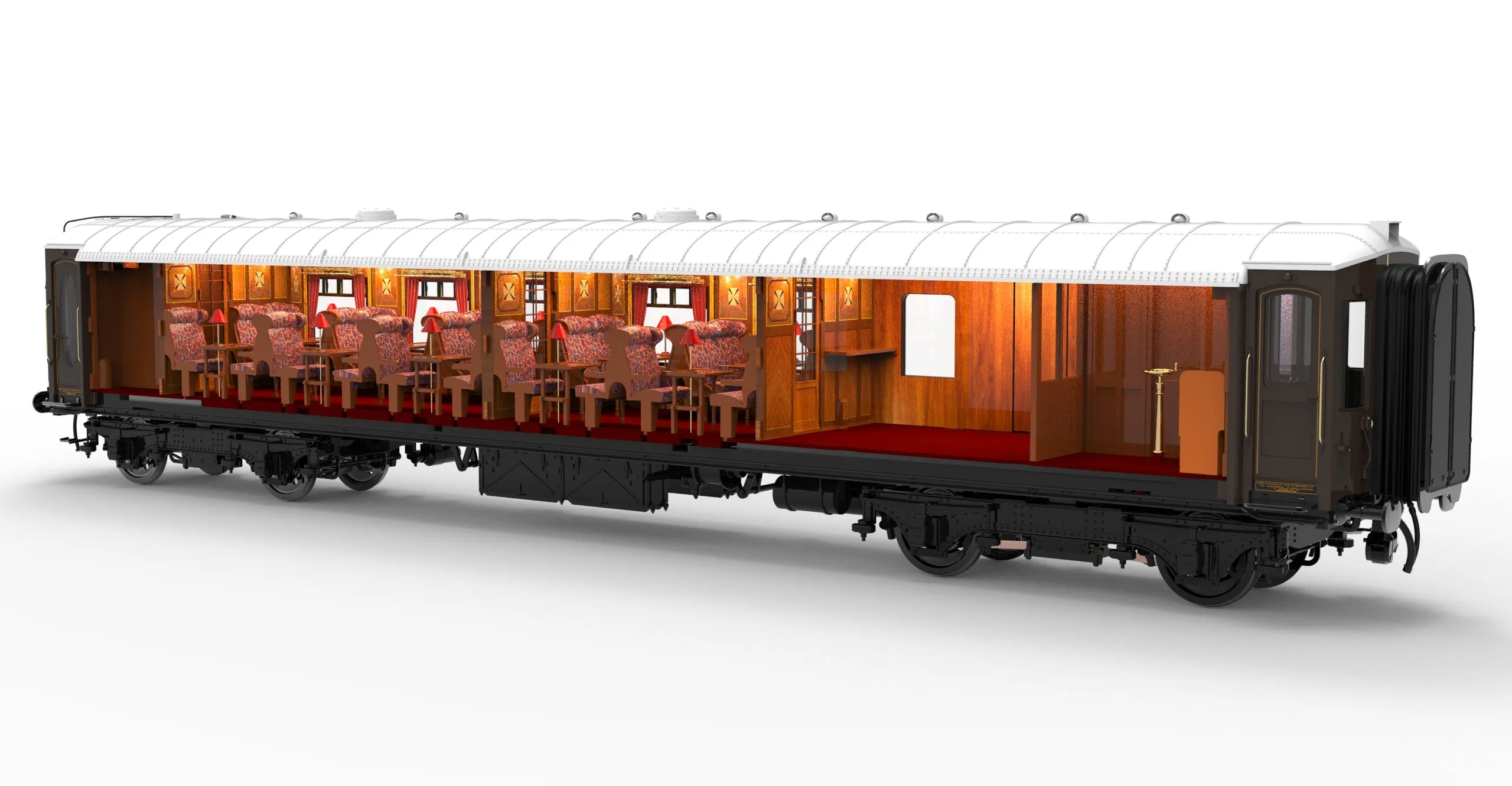 Darstaed D25-01F Finescale O Gauge All Steel Type K Pullman Kitchen 1st Coach 'Ione' (Preserved) (Pre-order)