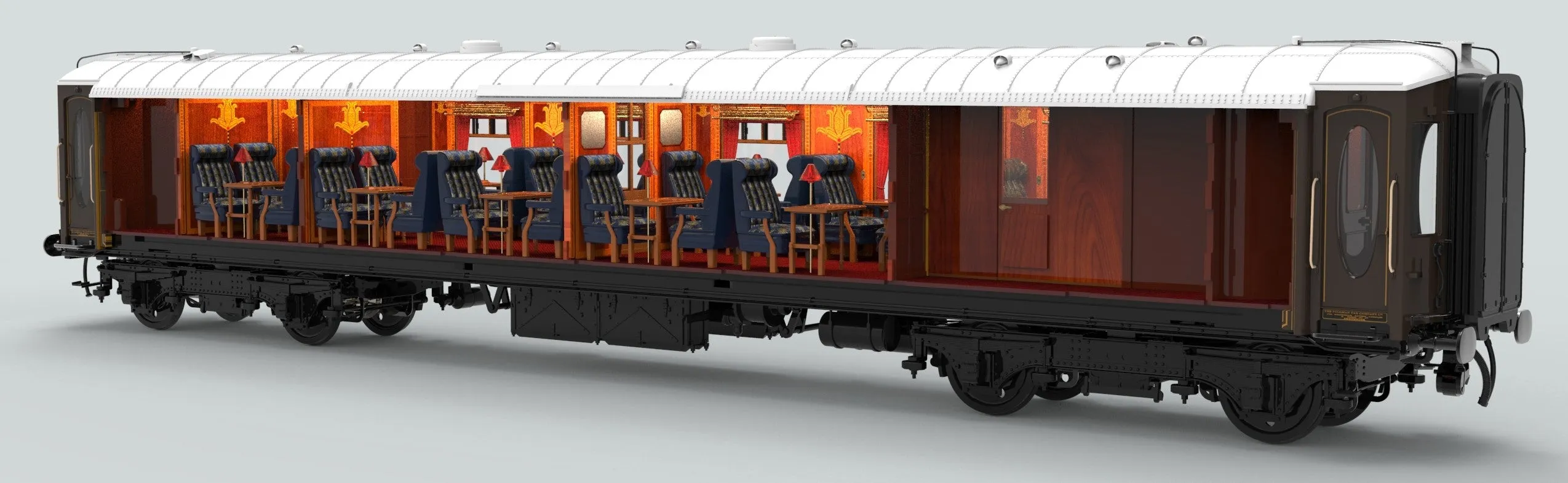 Darstaed D25-01F Finescale O Gauge All Steel Type K Pullman Kitchen 1st Coach 'Ione' (Preserved) (Pre-order)