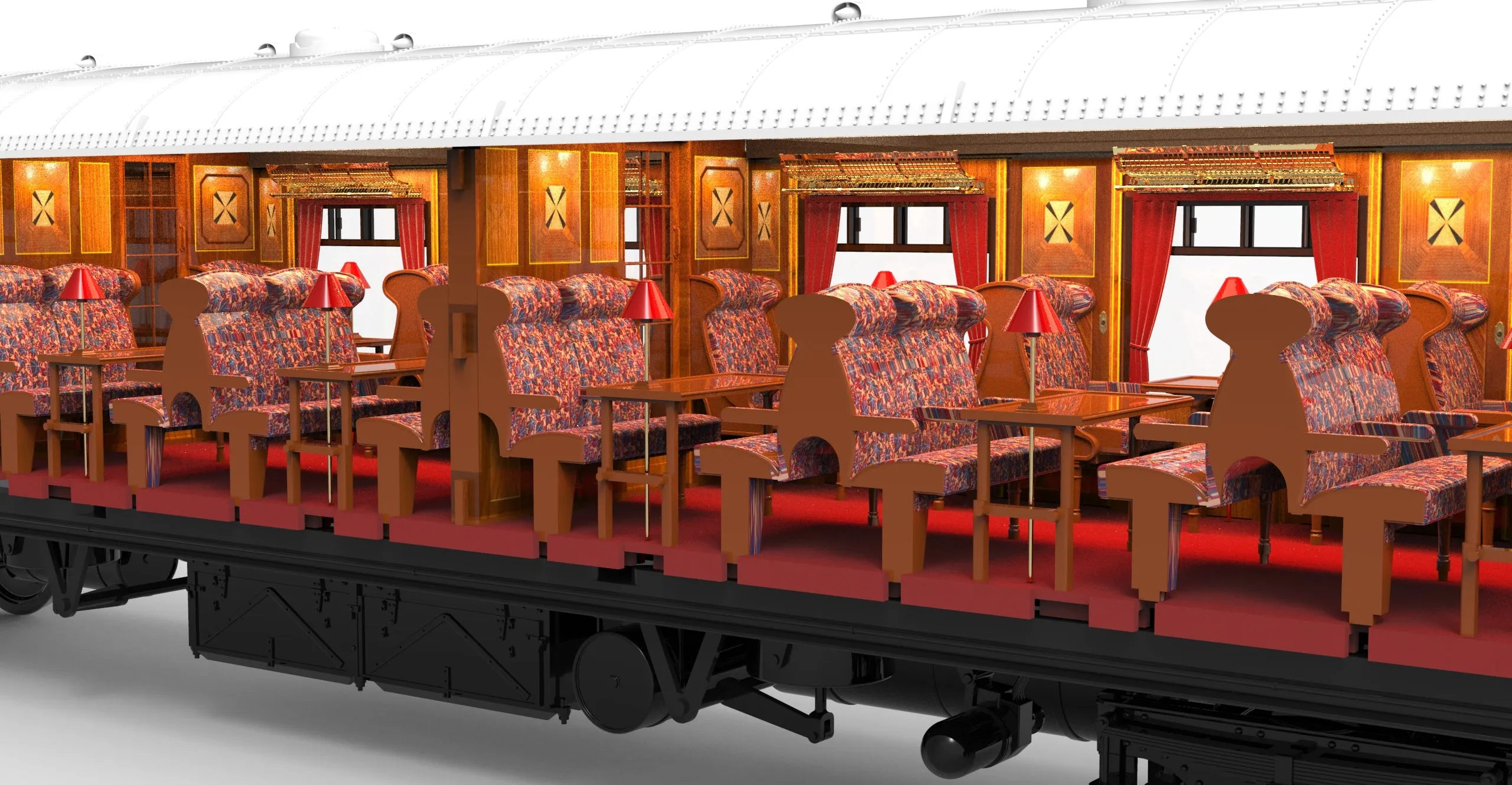 Darstaed D25-01F Finescale O Gauge All Steel Type K Pullman Kitchen 1st Coach 'Ione' (Preserved) (Pre-order)