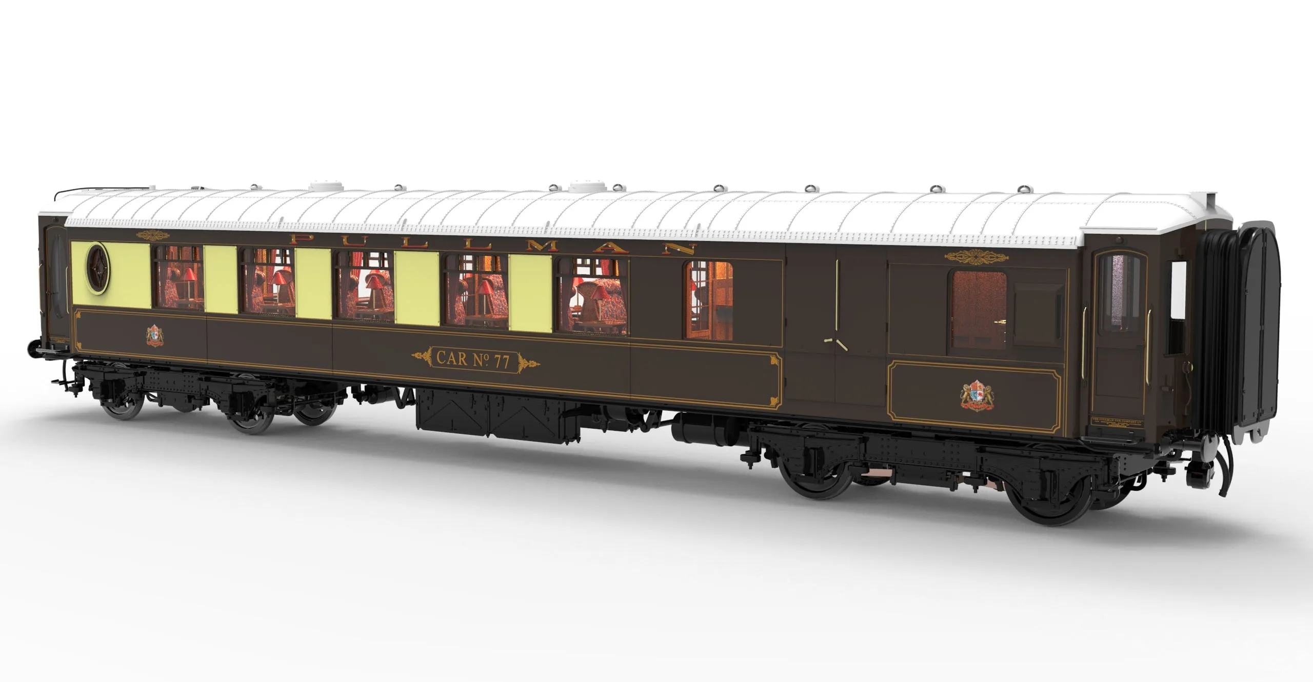 Darstaed D25-04D Finescale O Gauge All Steel Type K Pullman Parlour 3rd Coach 'Mary' (Preserved) (Pre-order)