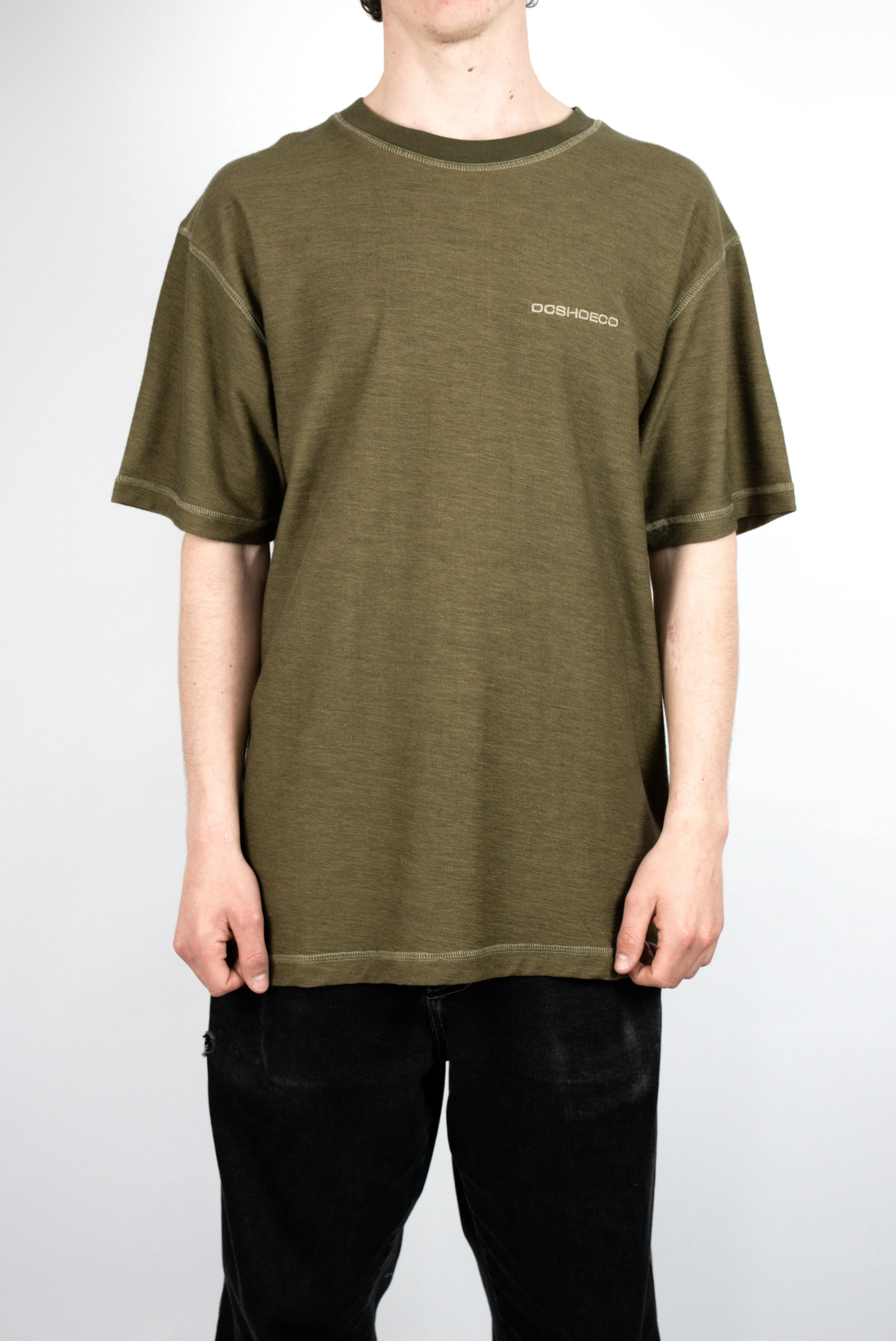 Dc Shoes - Sediment Terry Cloth Tee - Ivy Green