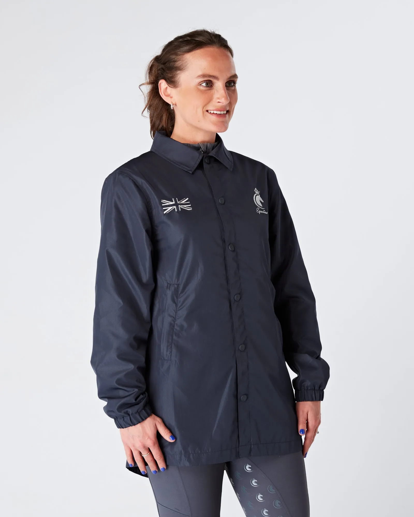 Deluxe Lightweight Coach Jacket - NAVY