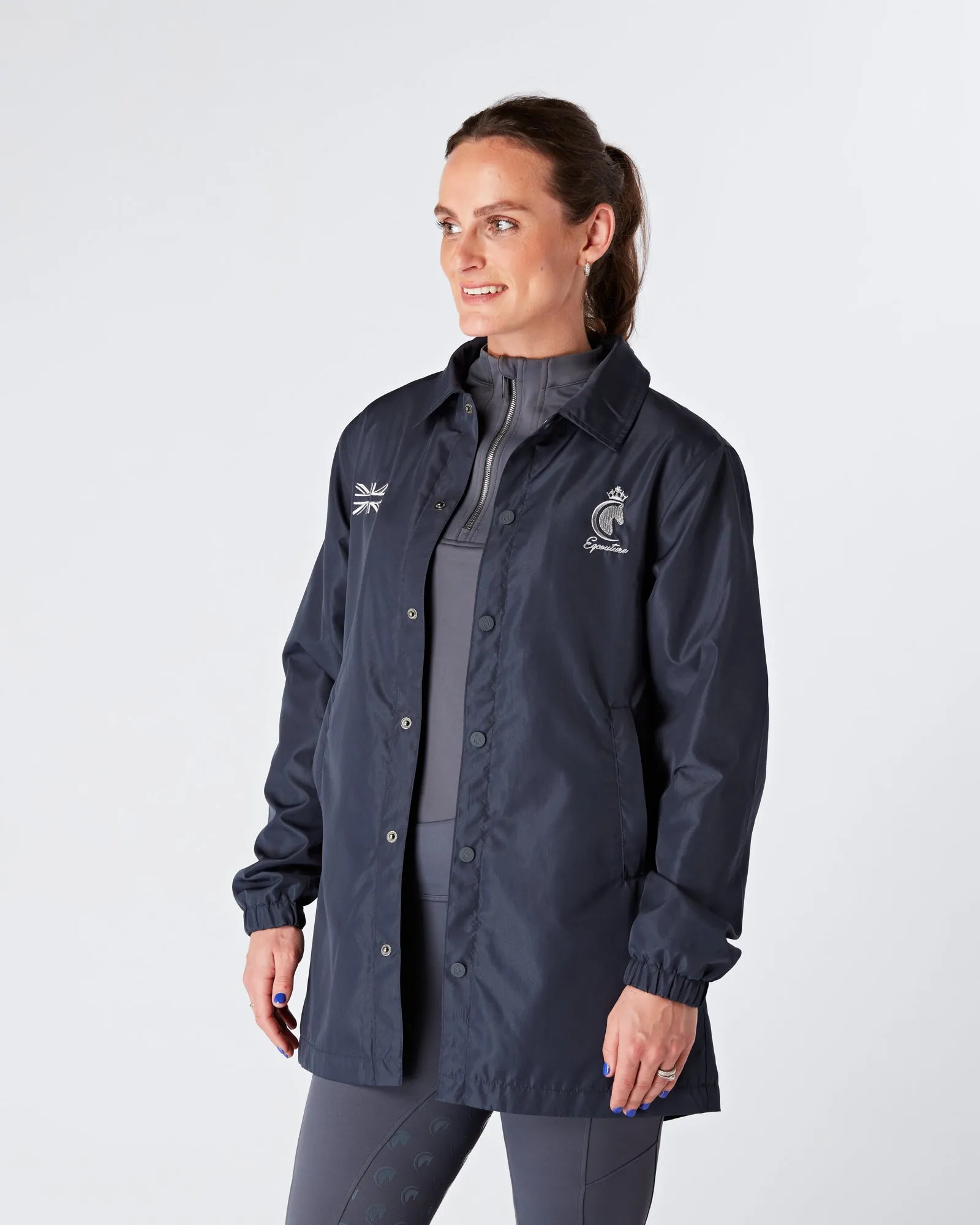 Deluxe Lightweight Coach Jacket - NAVY