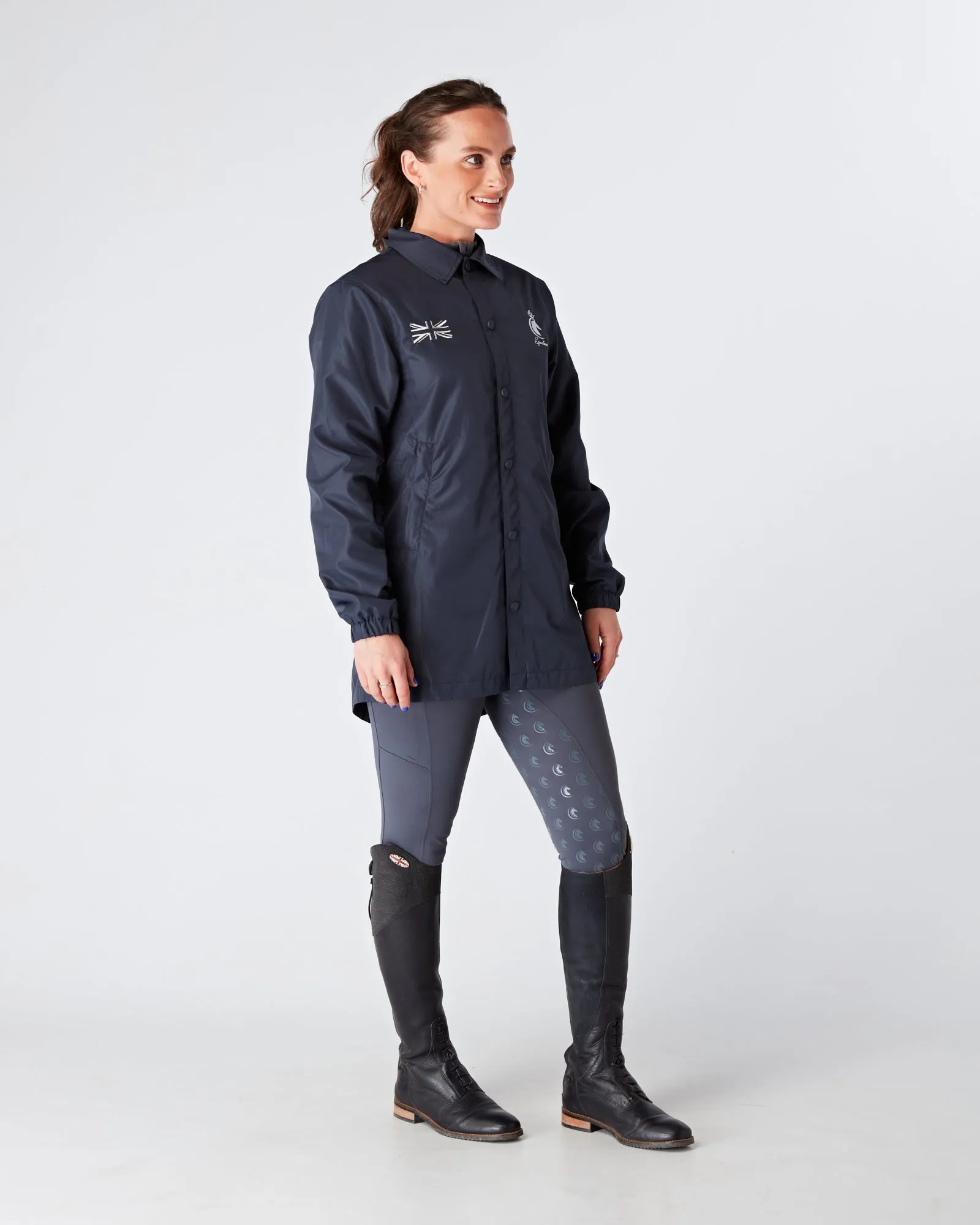 Deluxe Lightweight Coach Jacket - NAVY