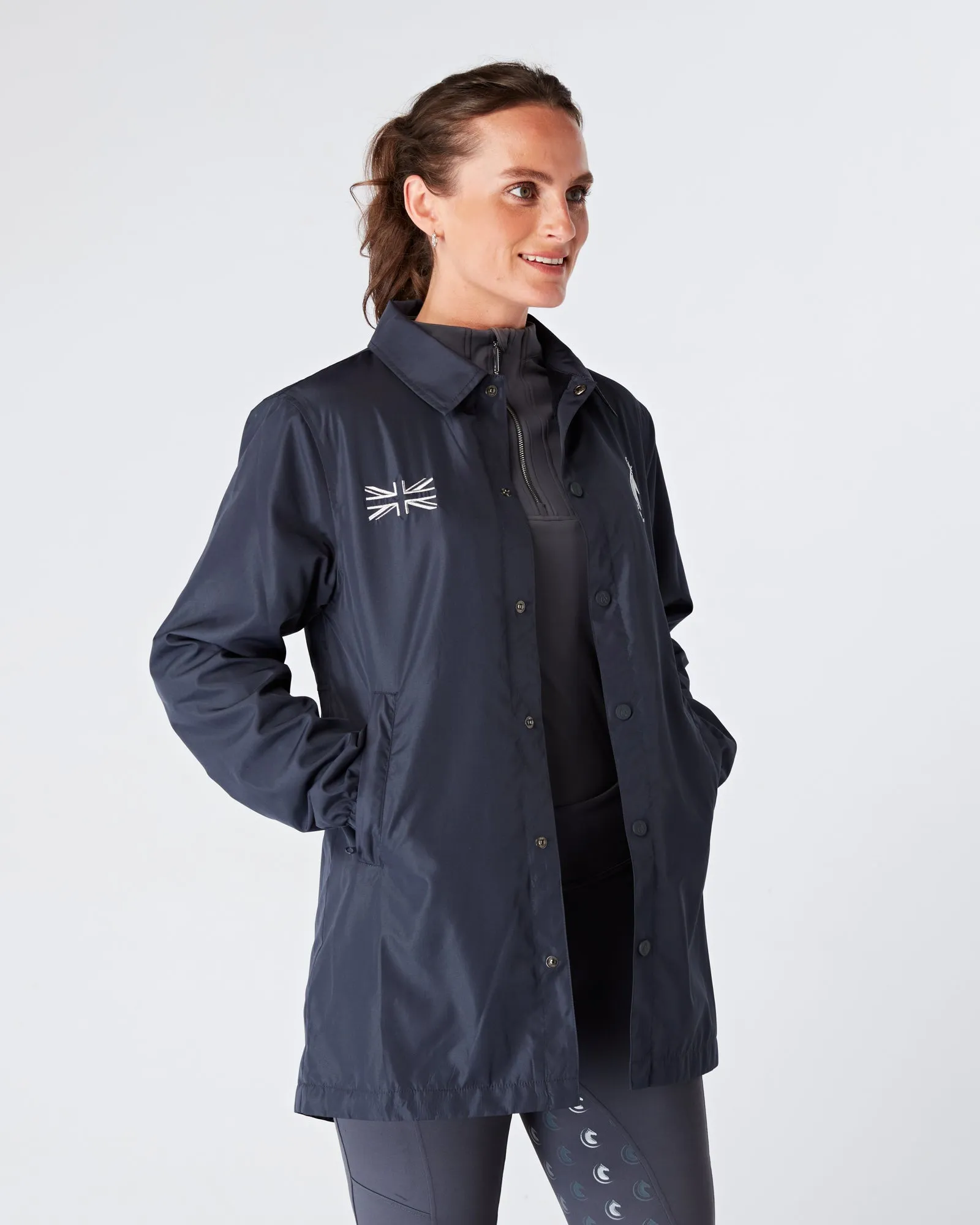 Deluxe Lightweight Coach Jacket - NAVY