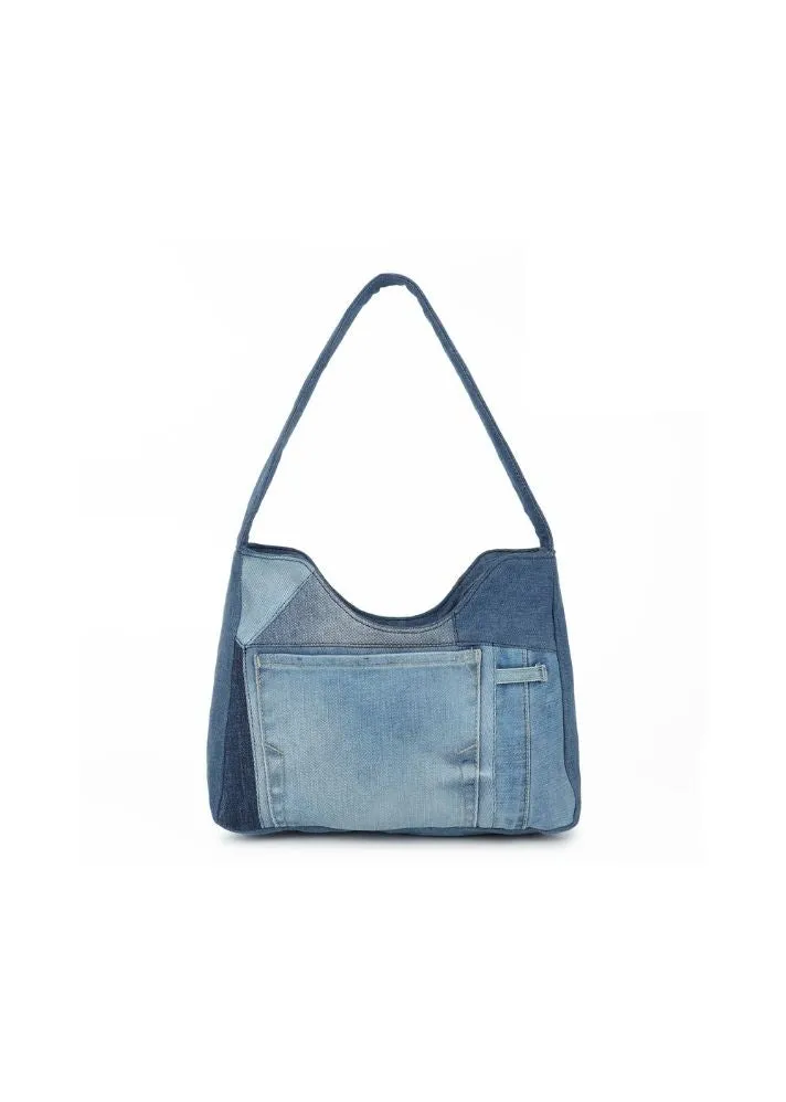 Denim Hobo Shoulder Bag- 222.2