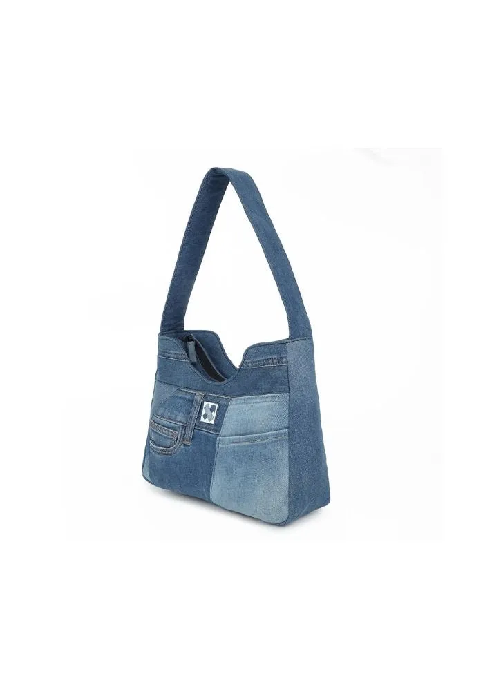 Denim Hobo Shoulder Bag- 222.2