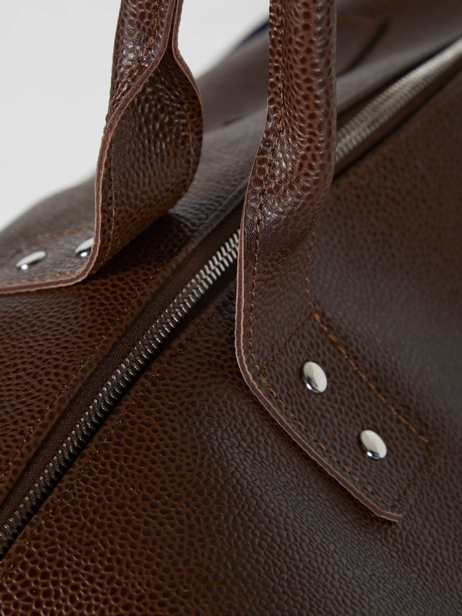 Doctor's Bag Pebble Leather Walnut