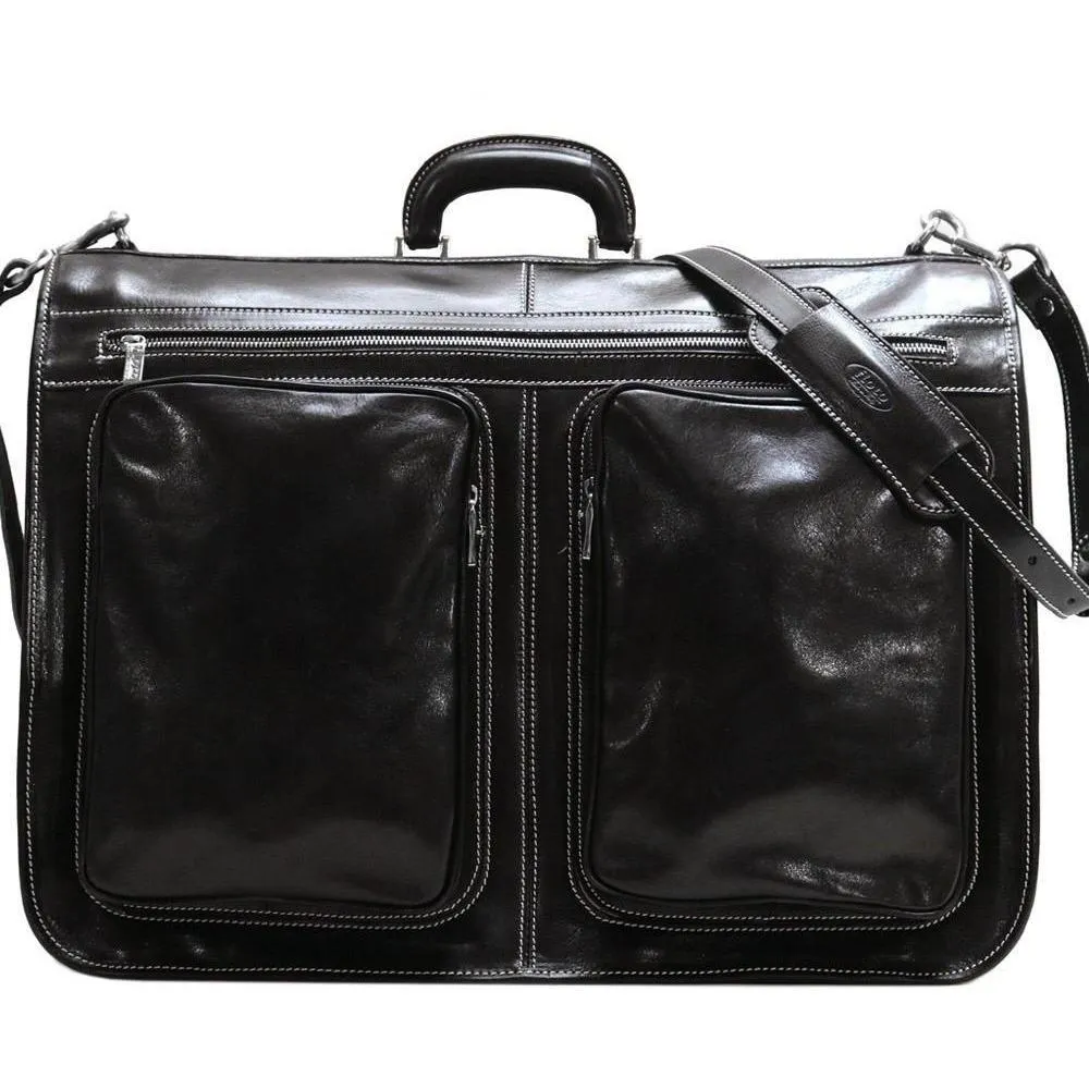 Floto Leather Venezia Garment Bag